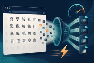 Feature image for 字型子集化:2026 中文網站如何減少字型載入、改善首屏速度