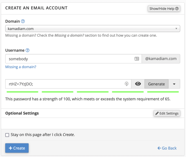 新增電子郵件帳戶