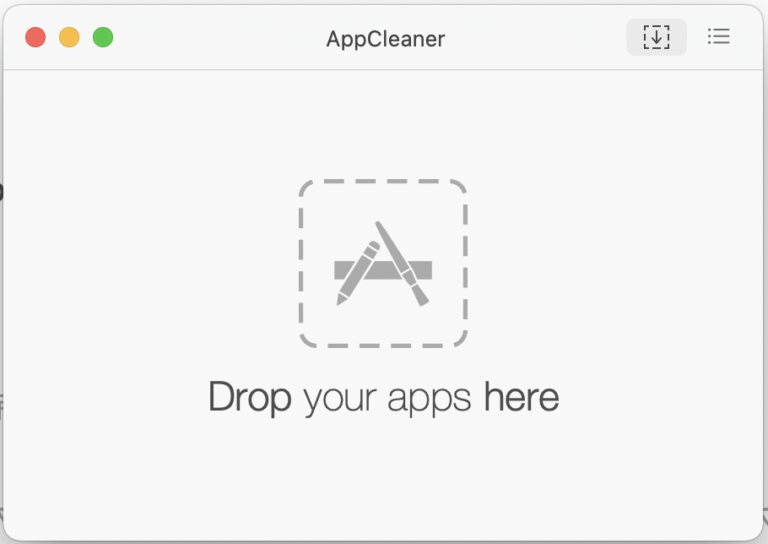 AppCleaner 視窗