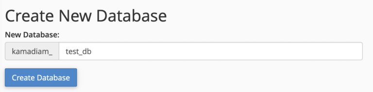 建立 MySQL 資料庫