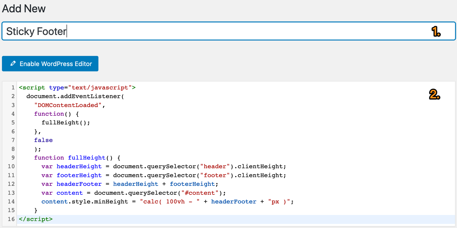 Astra layouts code editor