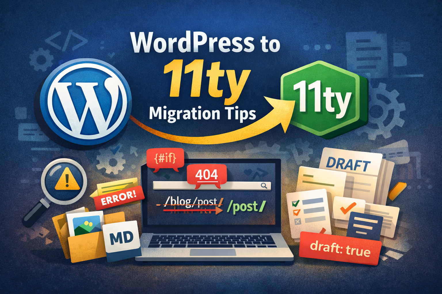 Feature image for 從 WordPress 搬家到 Eleventy(11ty):你一定會遇到的幾個注意事項整理