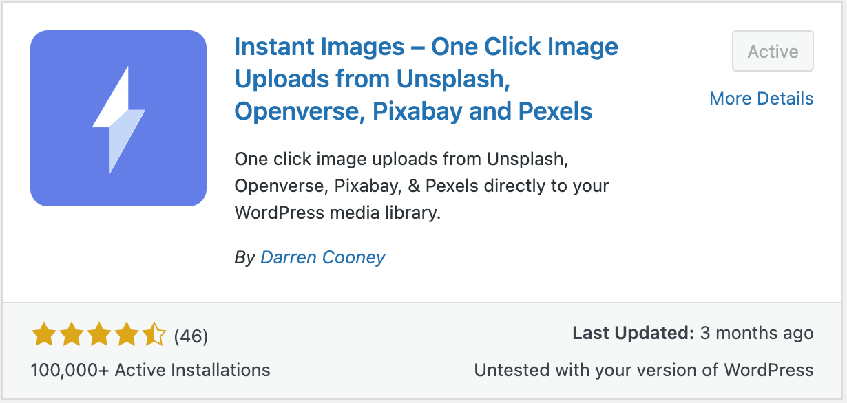 Instant Images 外掛安裝