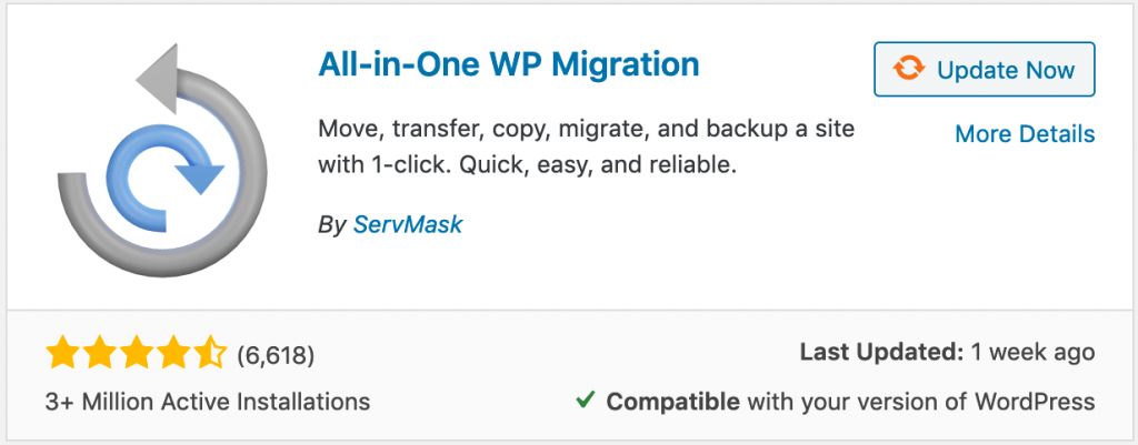 all in one wp migration plugin 下載安裝