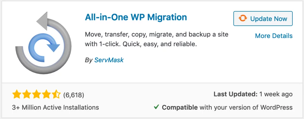 all in one wp migration plugin 下載安裝